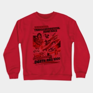 Death Race 2000 Event Poster or Flyer Crewneck Sweatshirt